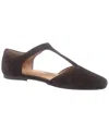Gentle Souls Wyatt Suede Flat In Brown