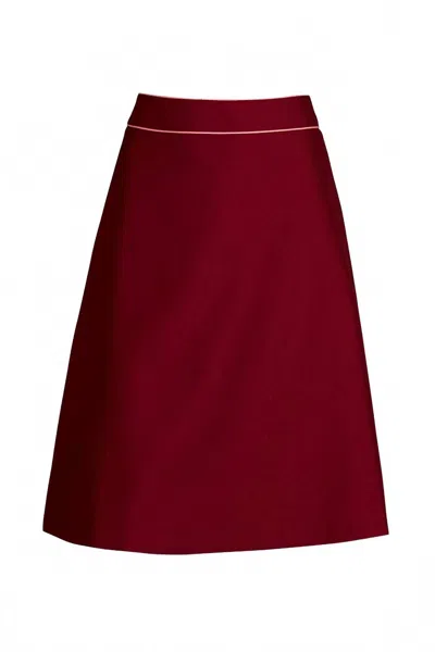 Gentlemen’s Affair Women's Ruby Skirt In Red