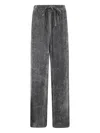 Gentry Portofino Corduroy Drawstring Trousers In Gray