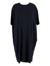 Gentry Portofino Drop-shoulder T-shirt Dress In Blue