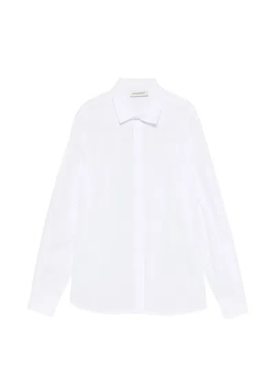 Gentry Portofino Lace Shirt In White