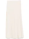 Gentry Portofino Pleated Maxi Skirt In Neutrals