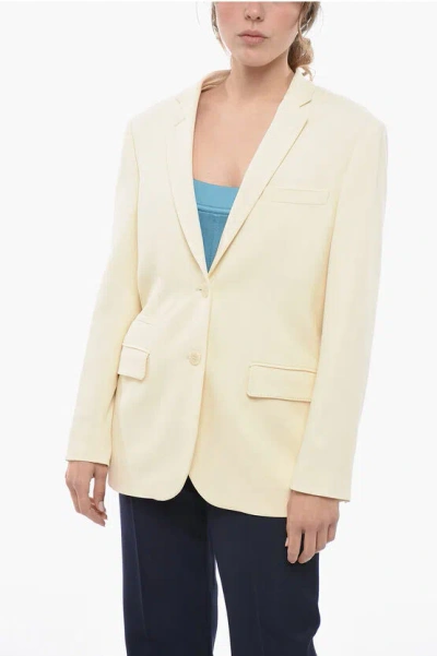 Gentryportofino 3 Pocket Lined Blazer With Nocth Lapel In Neutral