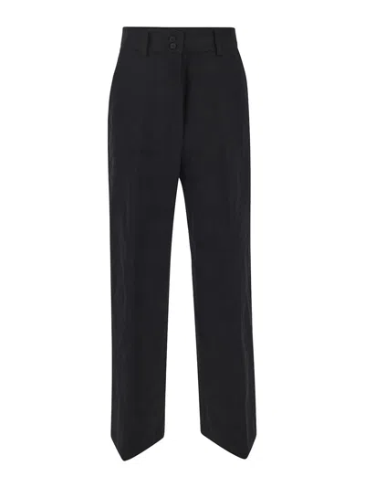 Gentryportofino Casual Trousers In Black