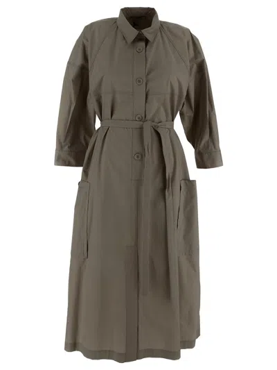 Gentryportofino Dress Woman In Gray
