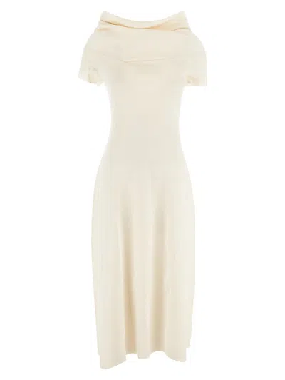 Gentryportofino Dress Woman In Beige