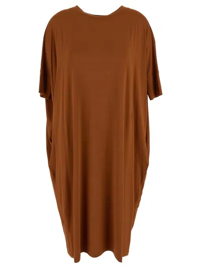 Gentryportofino Dress Woman In Brown