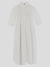 Gentryportofino Short Shirt Dress In White