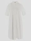 Gentryportofino Short Shirt Dress In White