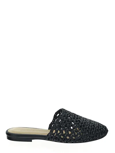 Gentryportofino Flat Mule In Black