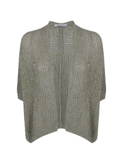 Gentryportofino Knit Jacket In Gray