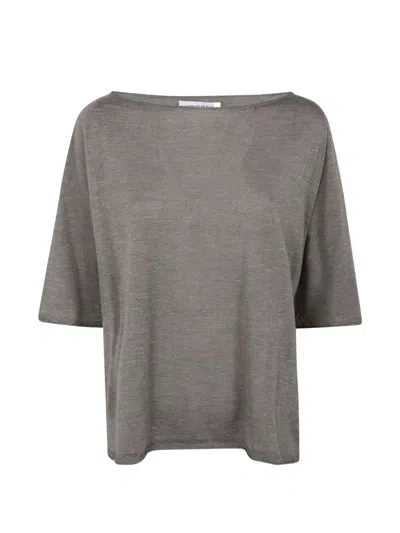 Gentryportofino Knit Sweater In Gray