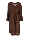 Gentryportofino Dress Woman In Brown