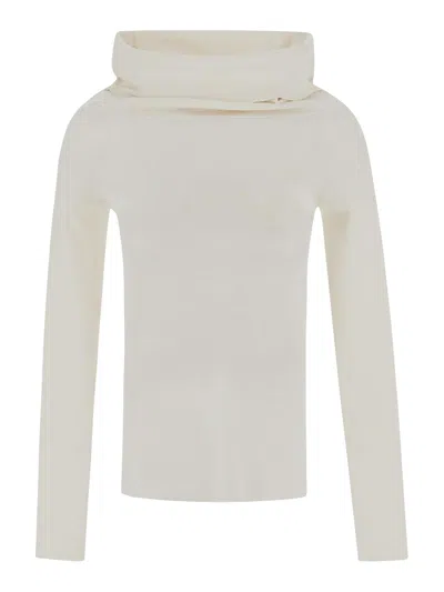 Gentryportofino Loo Turtleneck Sweater In White