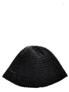 Gentryportofino Rafia Hat In Black