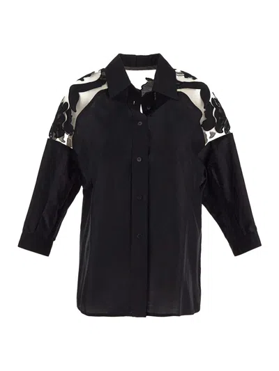 Gentryportofino Shirt Woman In Black