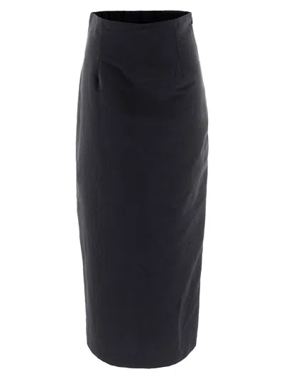 Gentryportofino Skirt Woman In Blue