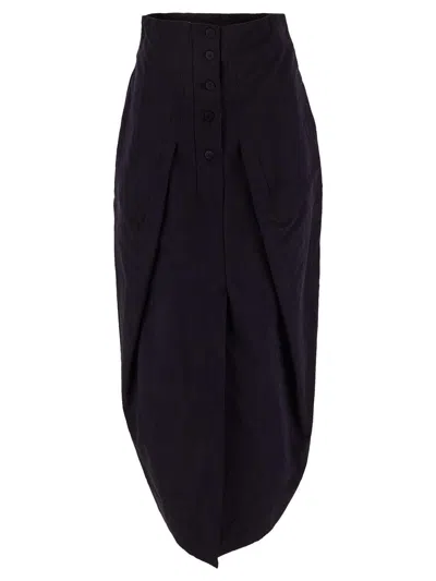 Gentryportofino Skirt Woman In Blue