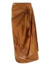 Gentryportofino Skirt Woman In Orange
