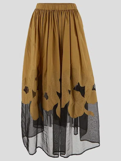 Gentryportofino Skirts In Brown