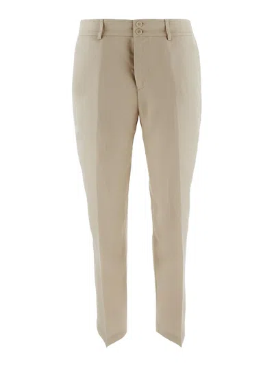 Gentryportofino Soft Trouser In Nude