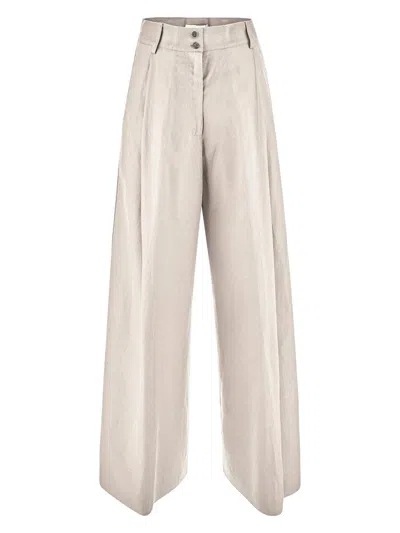 Gentryportofino Trousers Woman In Beige