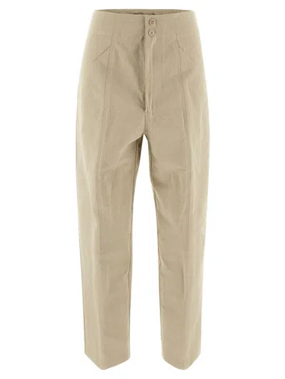Gentryportofino Trousers Woman In Pietra