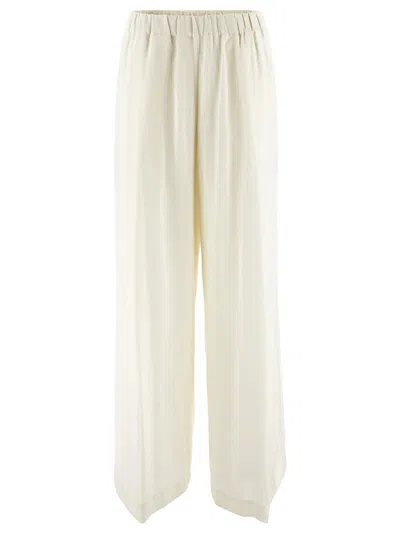 Gentryportofino Trousers Woman In Beige