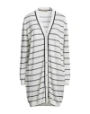 Gentryportofino Woman Cardigan Cream Size 12 Silk, Cashmere, Linen In White