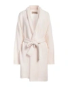 Gentryportofino Woman Cardigan Ivory Size 10 Virgin Wool, Polyamide In White