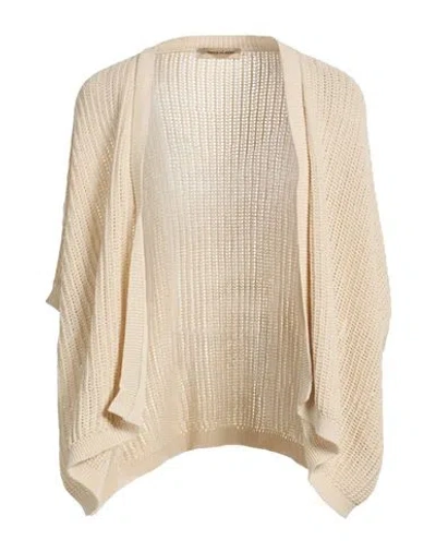 Gentryportofino Woman Cardigan Ivory Size 8 Cotton In White