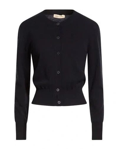 Gentryportofino Woman Cardigan Midnight Blue Size 6 Cashmere