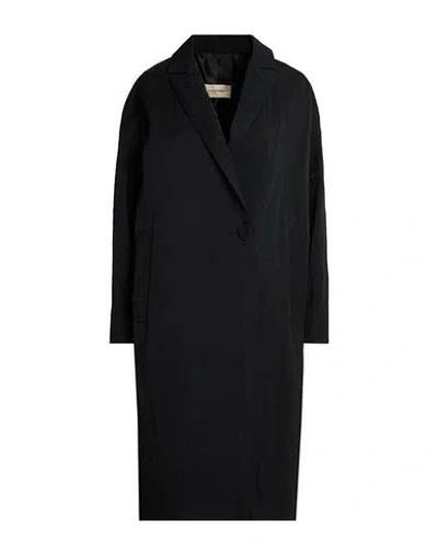 Gentryportofino Woman Coat Black Size 4 Polyamide