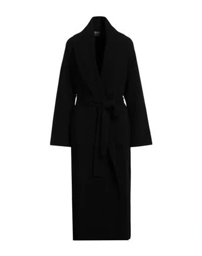 Gentryportofino Woman Coat Black Size 6 Cashmere