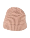 Gentryportofino Woman Hat Blush Size Onesize Cashmere In Pink