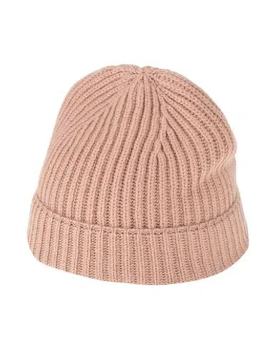 Gentryportofino Woman Hat Blush Size Onesize Cashmere In Pink