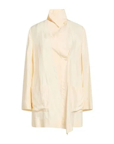 Gentryportofino Woman Jacket Cream Size 10 Viscose, Cotton, Polyamide In Pink
