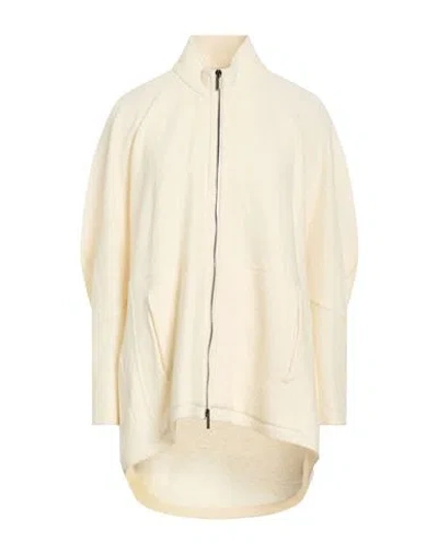 Gentryportofino Woman Jacket Ivory Size 6 Virgin Wool In White