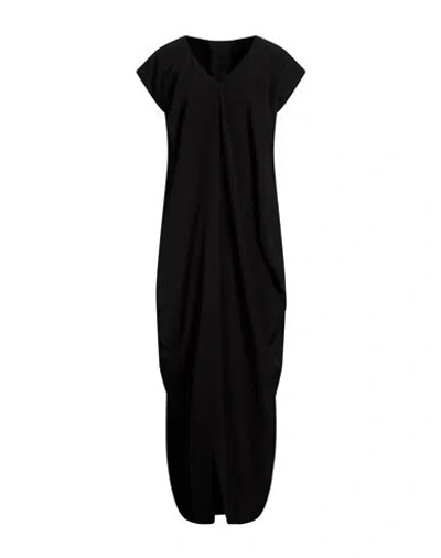 Gentryportofino Woman Maxi Dress Black Size 10 Wool
