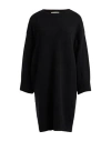 Gentryportofino Woman Mini Dress Black Size 6 Cashmere