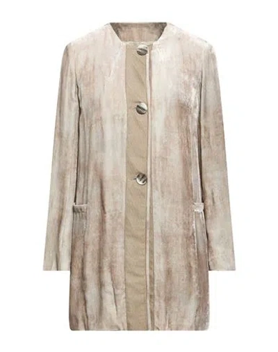 Gentryportofino Woman Overcoat & Trench Coat Beige Size 6 Viscose, Silk In Neutral