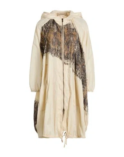 Gentryportofino Woman Overcoat & Trench Coat Beige Size 8 Nylon In Sand