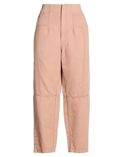 Gentryportofino Woman Pants Antique Rose Size 6 Cotton, Linen In Pink