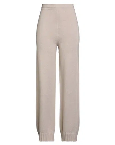 Gentryportofino Woman Pants Beige Size 10 Cashmere In Neutral