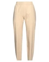 Gentryportofino Woman Pants Beige Size 6 Cotton