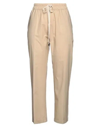 Gentryportofino Woman Pants Beige Size 8 Cotton