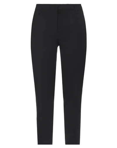 Gentryportofino Woman Pants Black Size 4 Viscose, Virgin Wool, Elastane