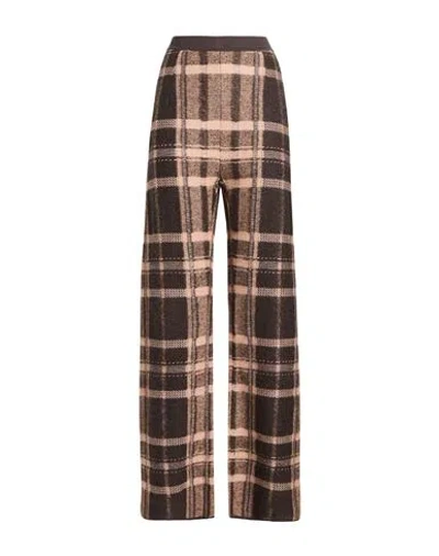 Gentryportofino Woman Pants Camel Size 6 Virgin Wool, Superkid Mohair, Nylon In Brown