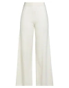 Gentryportofino Woman Pants Cream Size 10 Virgin Wool, Cashmere In White