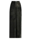 Gentryportofino Woman Pants Dark Green Size 14 Viscose, Silk In Black